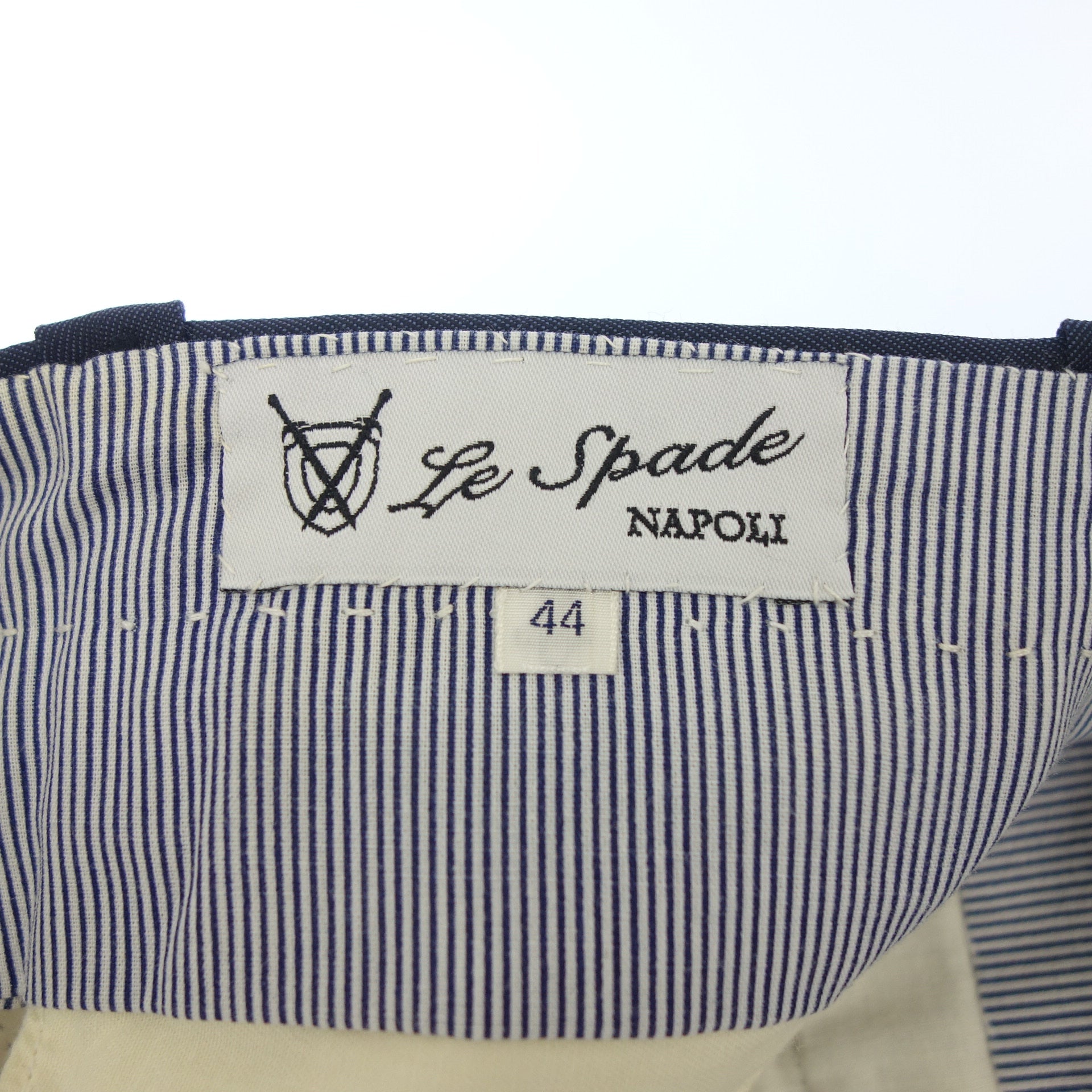 Le spade 44 未使用品 レ スパーデ ナポリ スラックスパンツ メンズ 44 ネイビー LE