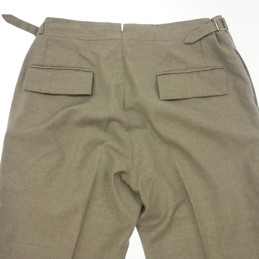 Used ◆MARCO PESCAROLO trousers no pleats side adjuster men's gray size 46 MARCO PESCAROLO [AFB20] 