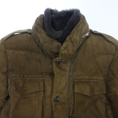 EMMETI Down Jacket Suede Fur Men's S Brown EMMETI [AFA17] [Used] 