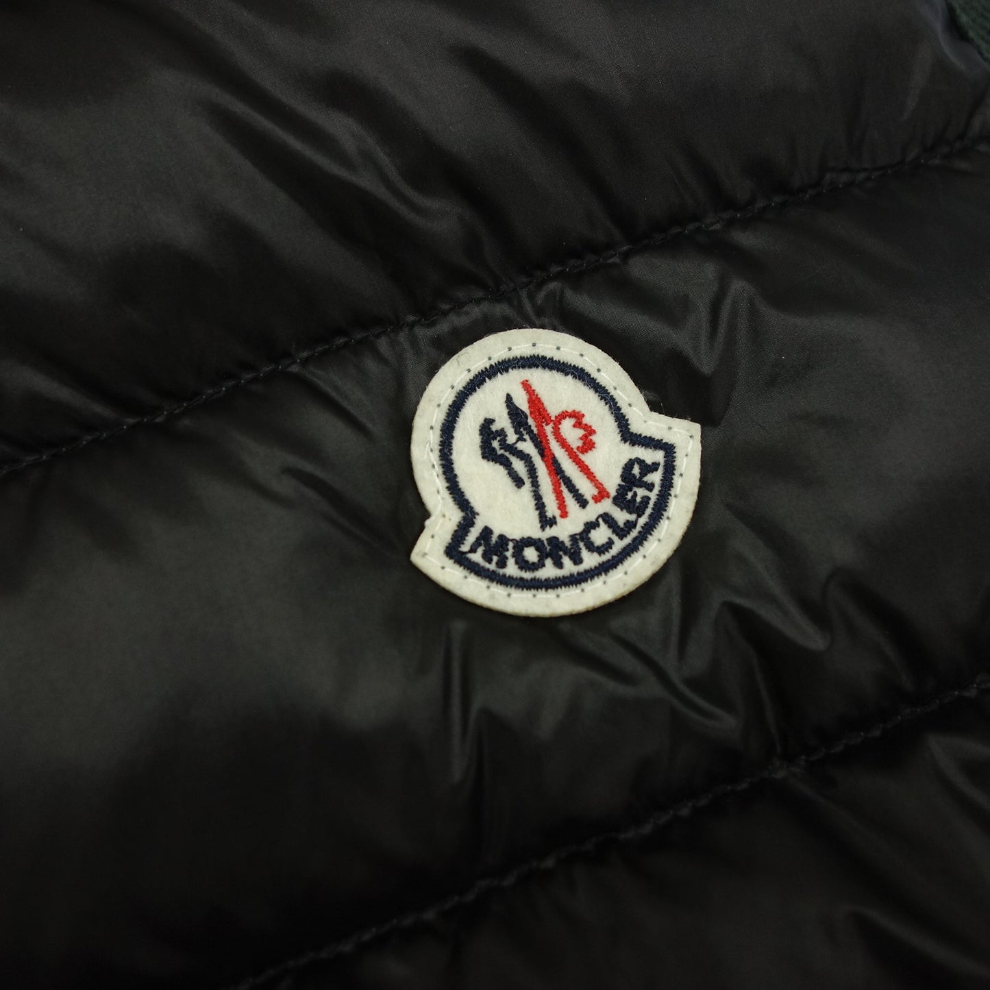 モンクレール ダウンベスト フード付き RAYGILET メンズ 2 黒 MONCLER【AFB23】【中古】