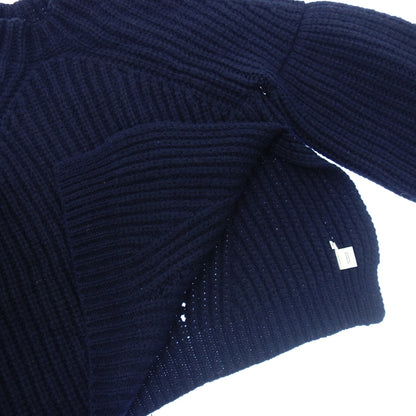 Good condition ◆ Ulla Johnson long sleeve knit sweater alpaca blend side slit women's size S navy Ulla Johnson [AFB36] 