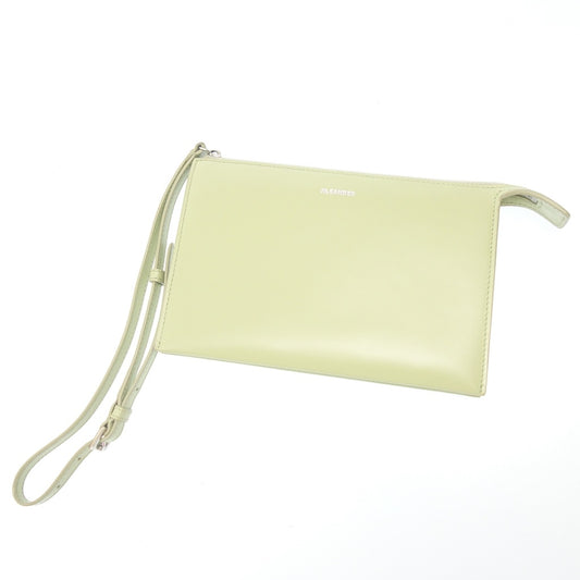 Very good condition◆Jil Sander clutch bag TOOTIE Green JILSANDER [AFE5] 