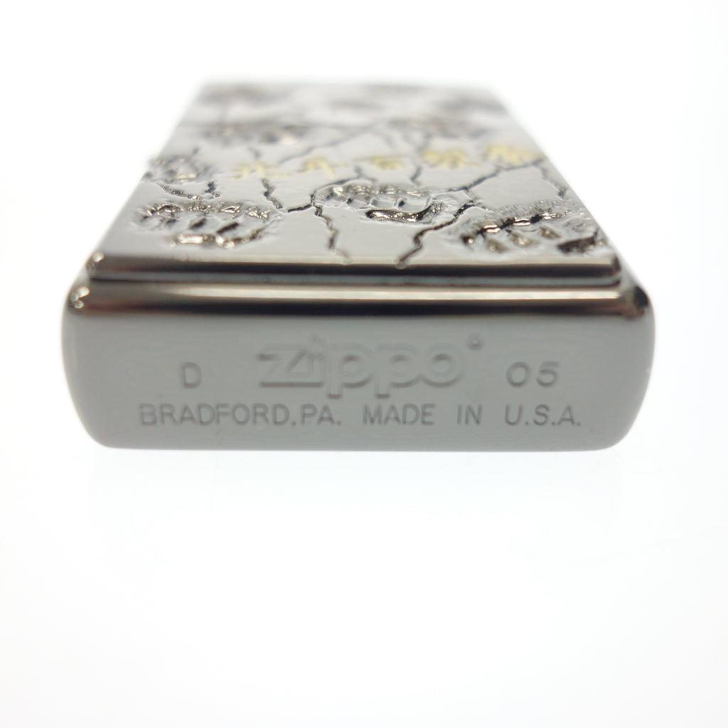 二手 ◆Zippo 打火机 北极星之拳 北极星之拳 2005 年制造 银色 ZIPPO [AFI18] 