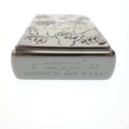 二手 ◆Zippo 打火机 北极星之拳 北极星之拳 2005 年制造 银色 ZIPPO [AFI18] 