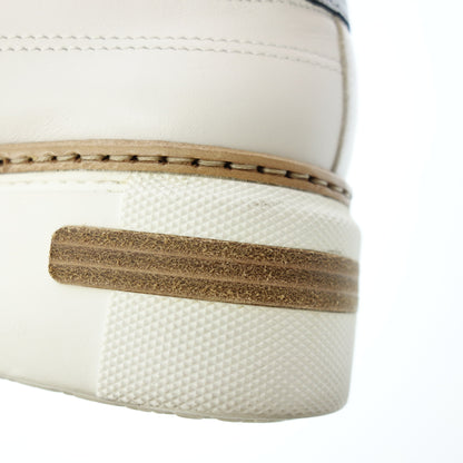 Hermes Leather Sneakers Polo Sneakers H Logo Women's White 35.5 HERMES [AFD8] [Used] 