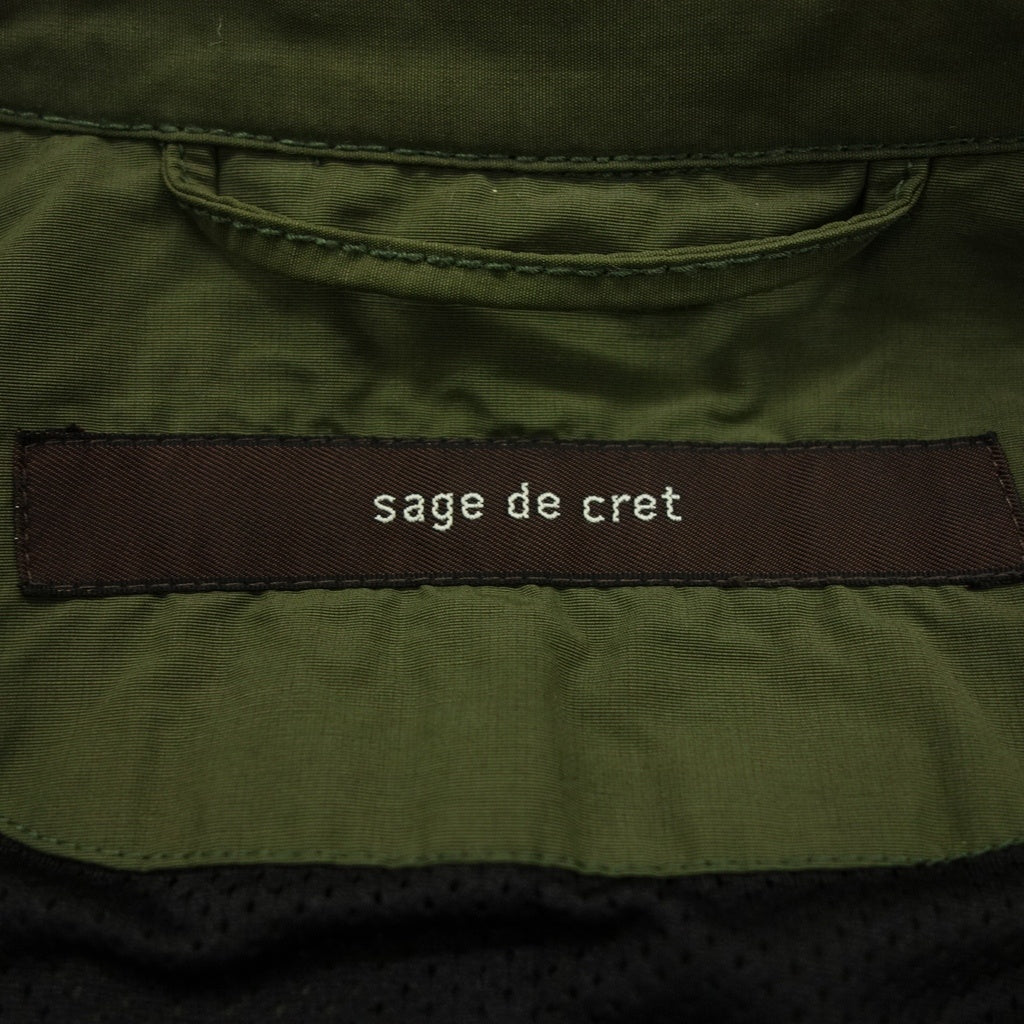 Used ◆Sage de cret military jacket men's size L khaki sage de cret [AFB9] 