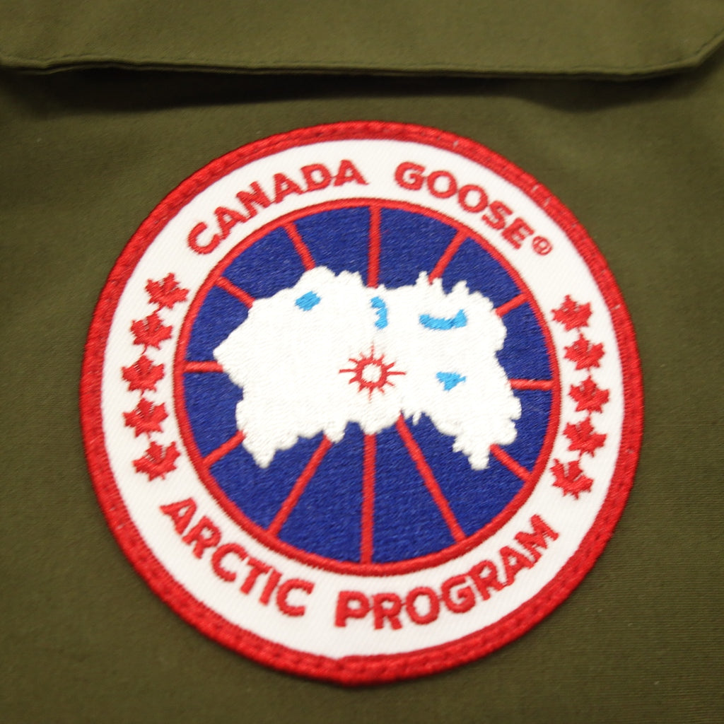 Very good condition◆Canada Goose Down Jacket 4567M Citadel Parka Men's Khaki Size M CANADA GOOSE CITADEL PARKA [AFA12] 