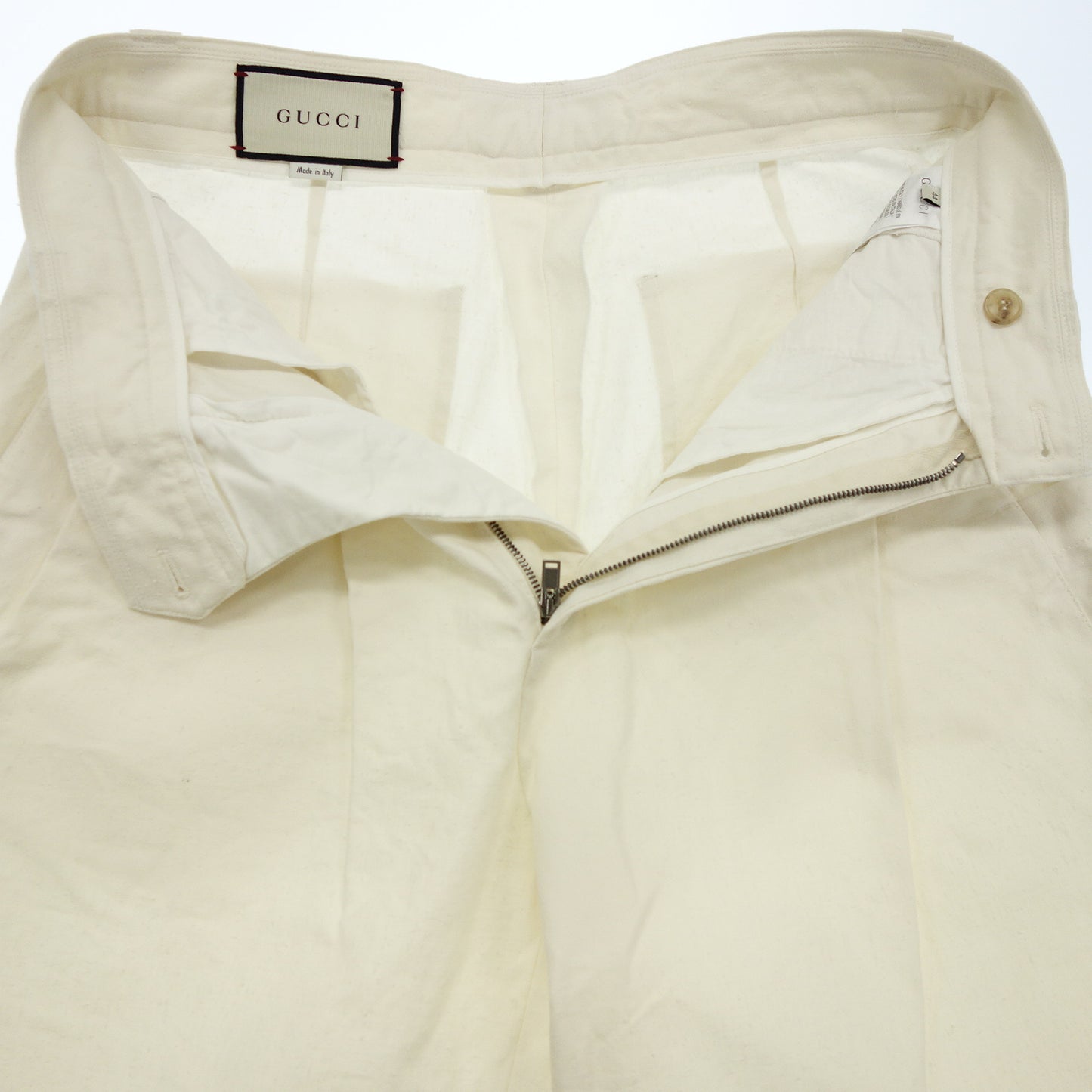Good condition◆Gucci trousers pants men's white 44 GUCCI [AFB27] 