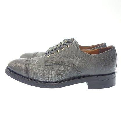 Good Condition◆Sanders Leather Shoes 8803GG Straight Tip Grain Leather Men's Size 8 Gray SANDERS [AFC30] 