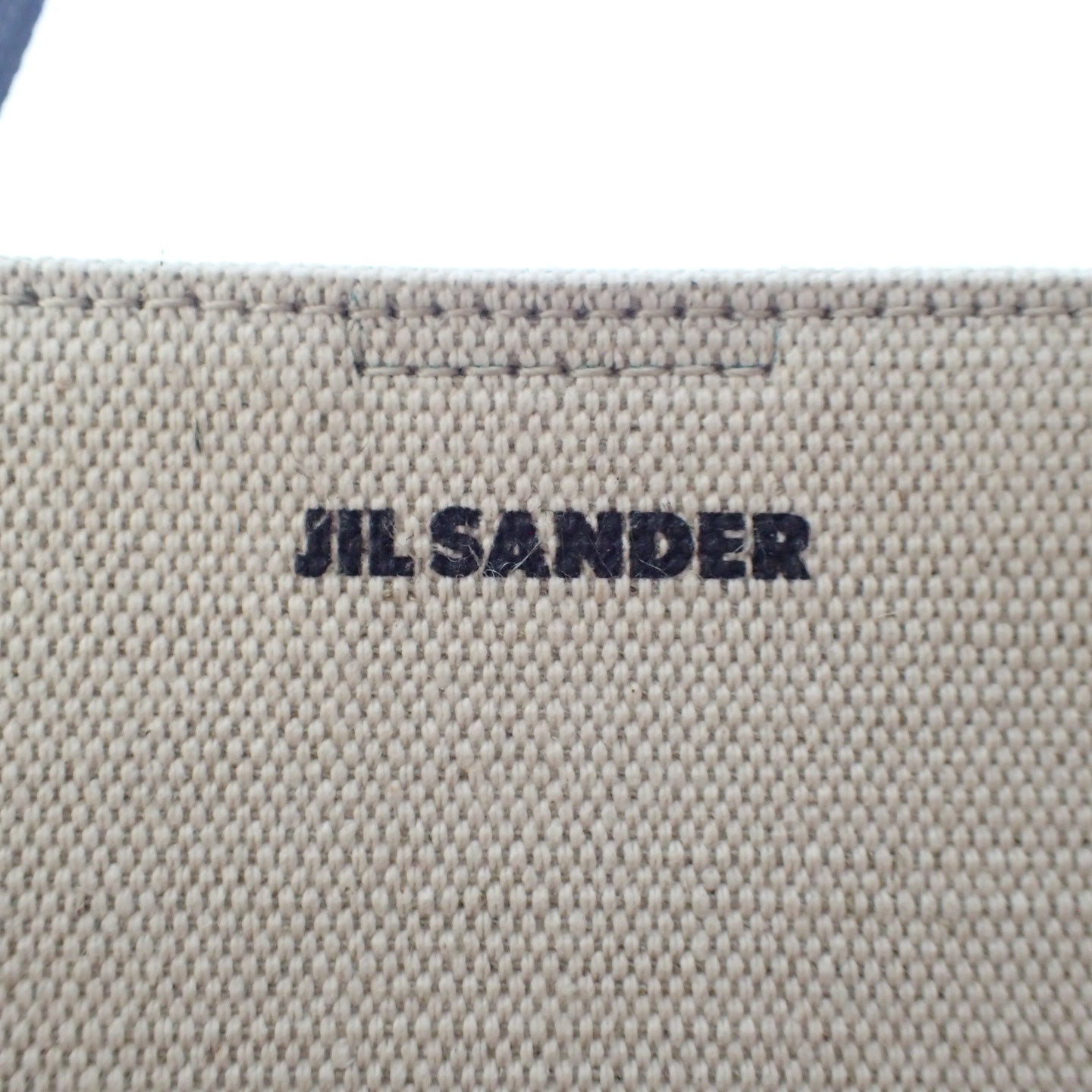 極美品◆ジルサンダー ショルダーバッグ タングルSM キャンバス×レザー JIL SANDER【AFE4】