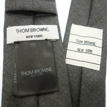 状况非常好 ◆ Thom Browne 领带三色羊毛灰色 THOM BROWNE [AFI16] 