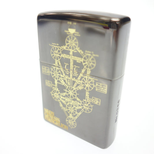 中古◆ジッポー ライター NEON GENESIS EVANGELION エヴァンゲリオン セフィロトの樹 2006年製 ブラック系 ZIPPO【AFI15】