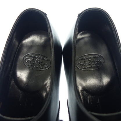 Good Condition ◆ Crockett &amp; Jones Straight Tip Leather Shoes Audley 3 Men's Black Size 7E Crockett &amp; Jones AUDLEY3 [LA] 