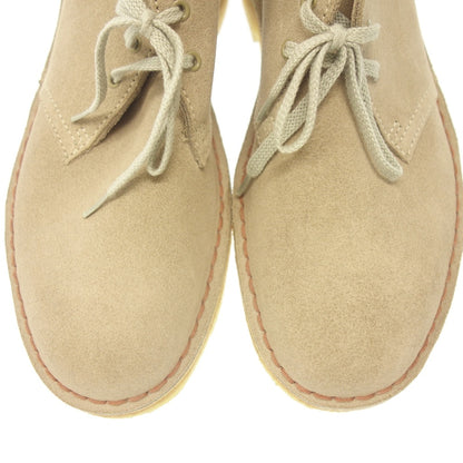 Like new◆Clarks Desert Boots Suede Men's Beige Size US8 Clarks [AFC13] 