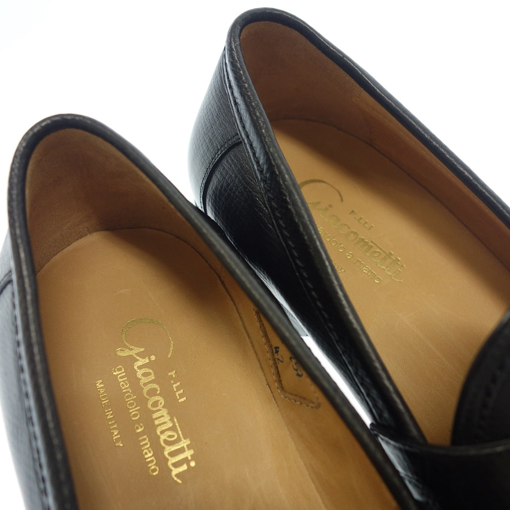 Unused ◇ Fratelli Giacometti Leather Shoes Coin Loafers