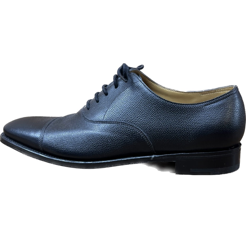 跟新一样◆John Lobb 皮鞋 Straight Tip CITYⅡ Cushbel 小牛皮 UK6E 黑色 JOHNLOBB 