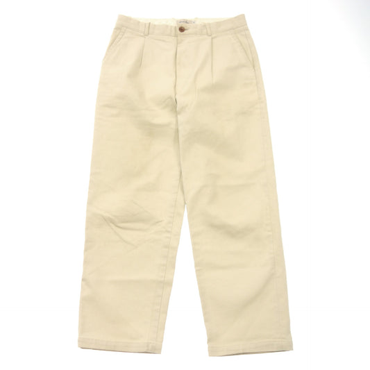 中古◆スティーブンアラン コットン タックパンツ メンズ M ベージュ系 STEVEN ALAN【AFB25】