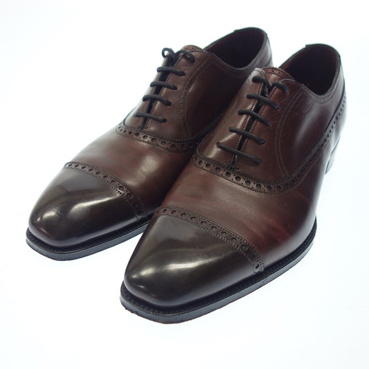 Good condition ◆ Gaziano &amp; Girling Leather Shoes Punched Cap Toe WARWICK Men's 7.5E Red Brown GAZIANO&amp;GIRLING [LA] 