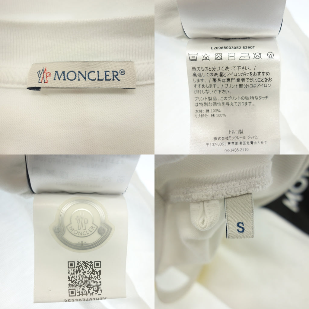 Used ◆Moncler Genius 19SS short sleeve T-shirt MAGLIA T-SHIRT 1952 Men's White Size S MONCLER GENIUS [AFB44] 