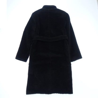 Good condition ◆ Max Mara Gown Coat Alpaca Women's 42 Black Max Mara [AFA14] 