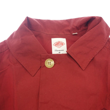 Good condition ◆ Danton Nylon Taffeta Work Coat JD-8449 #14S-WS-001 Men's Red Size 34 DANTON [AFB54] 