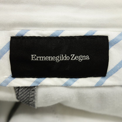 美品◆エルメネジルド ゼニア スラックス ウール メンズ グレー系 サイズ44 Ermenegildo Zegna【AFB44】