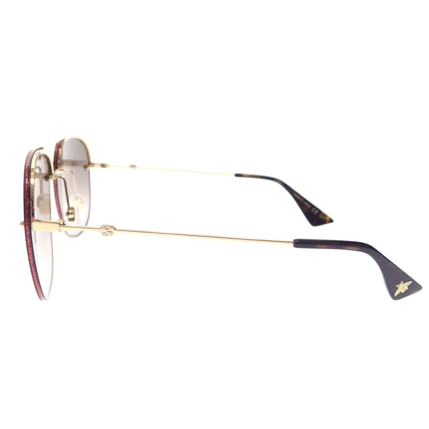 Unused ◆ Gucci Sunglasses Color Lens 62□16-145 GG0227S Gold Series with Case Ladies GUCCI [AFI10] 