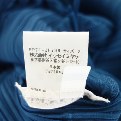 Very good condition ◆ Pleats Please Fringe Dress Women's Blue Size 2 PP71-JH796 PLEATS PLEASE [AFB25] 