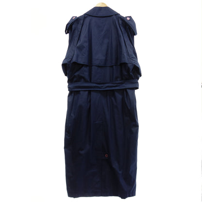 Good Condition ◆ Mia Trench Coat Women's Made in Poland Size 9 Women's Dark Blue 9 mia [AFA9] 