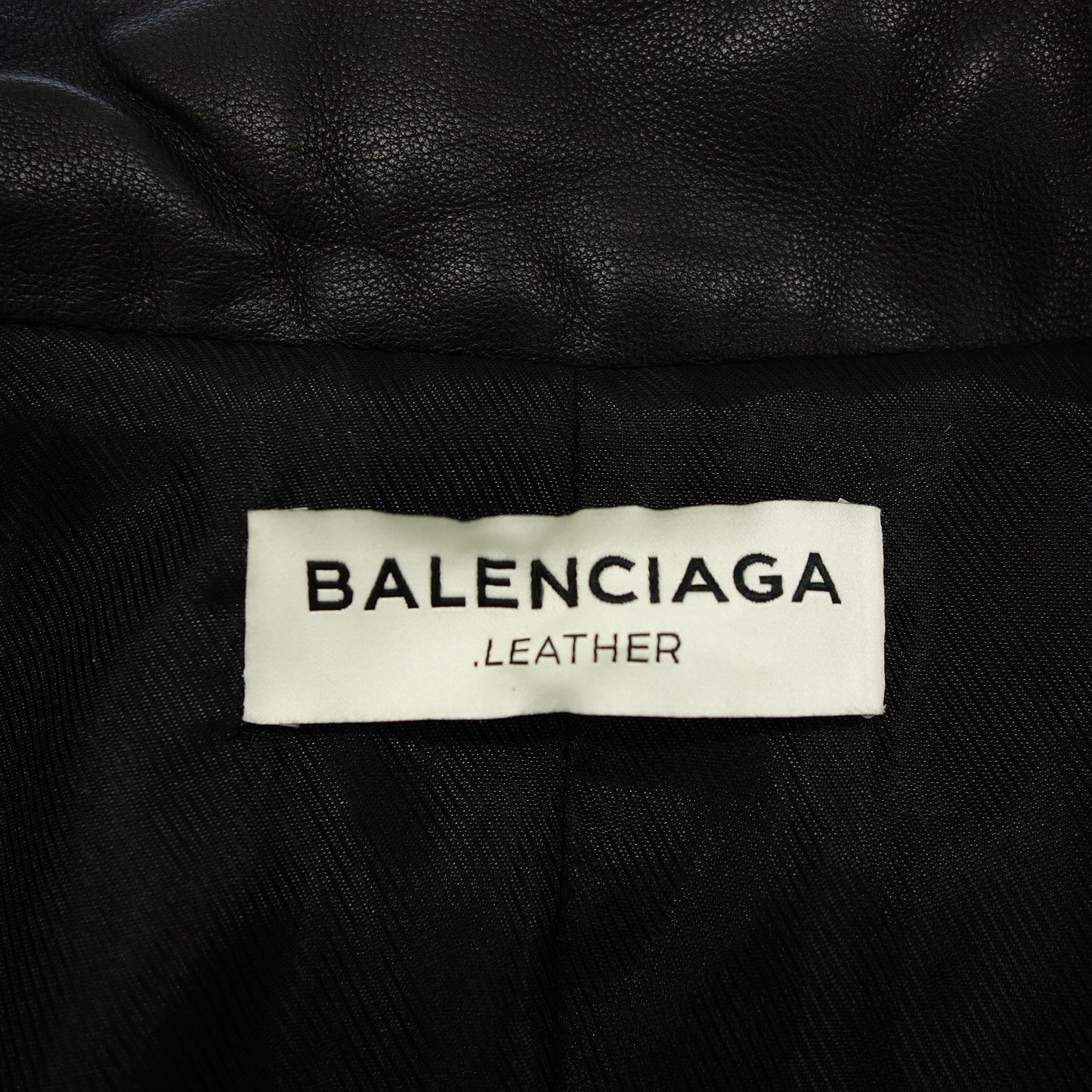 Very good condition ◆ Balenciaga Leather Jacket Zip Up 342695 Women's 38 Black BALENCIAGA [AFG1] 