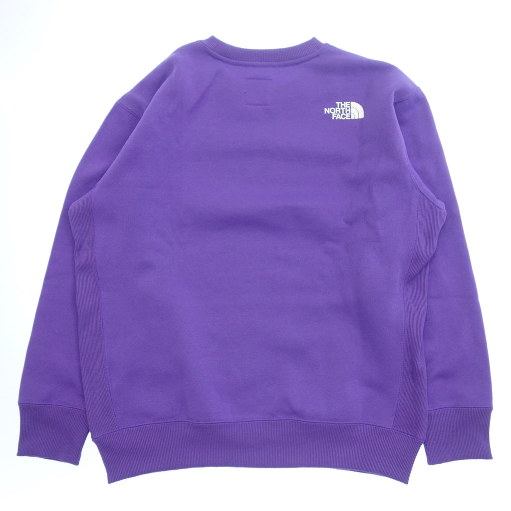 Very good condition◆The North Face Sweat Crew Neck Long Sleeve Square Logo NT62041 Men's Purple S THE NORTH FACE [AFB7] 