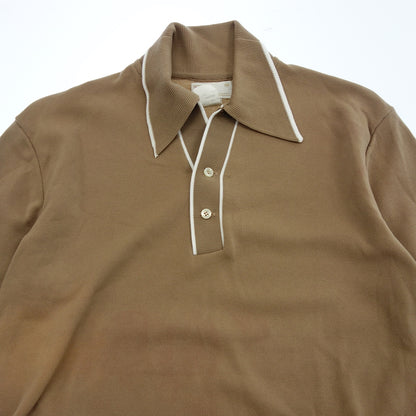 Used Sears Polo Shirt Short Sleeve Men's Brown M Sears [AFB23] 