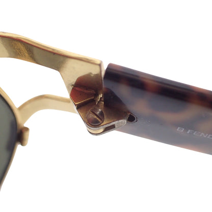 Used ◆Fendi sunglasses SL7017 57□16 Tortoiseshell pattern brown x black FENDI [AFI6] 