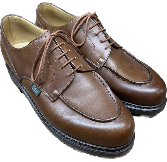 極美品◆パラブーツ レザーシューズ シャンボード Uチップ マロン UK8 Paraboot CHAMBORD