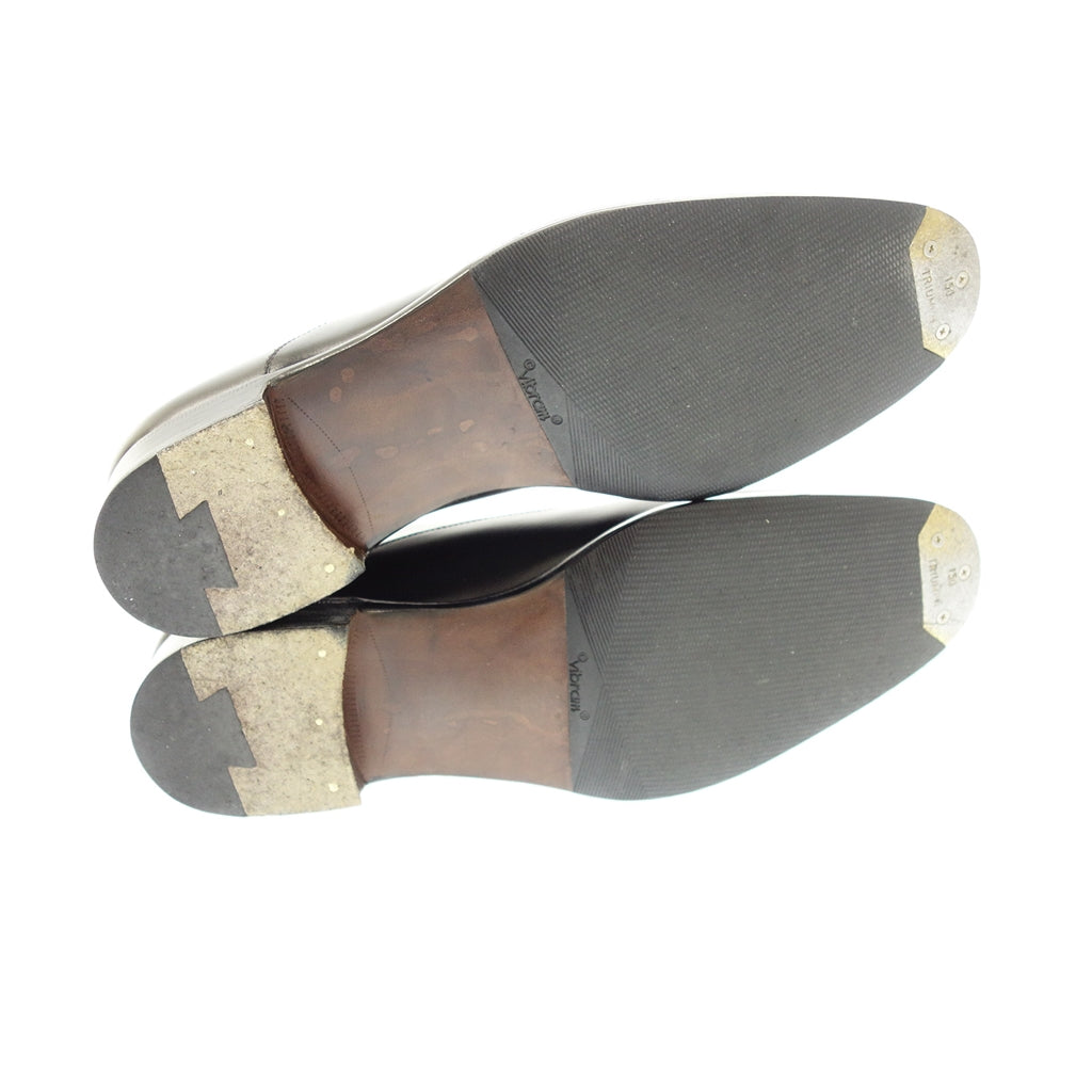 Very good condition◆Otsuka Shoes Ⅿ-5 216 Plain Toe Leather Shoes Swan Neck Weinheimer Men's 4.5 Black OTSUKA [AFD2] 