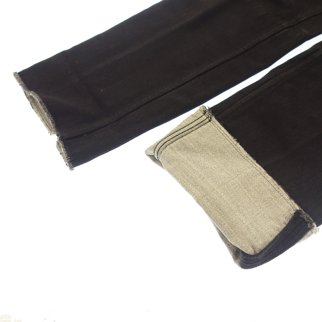 Used ◆ Celine Phoebe Period Black Denim Roll Up 18SS Ladies Size 38 Black 2 1T67/523B 325003 CELINE [AFB20] 