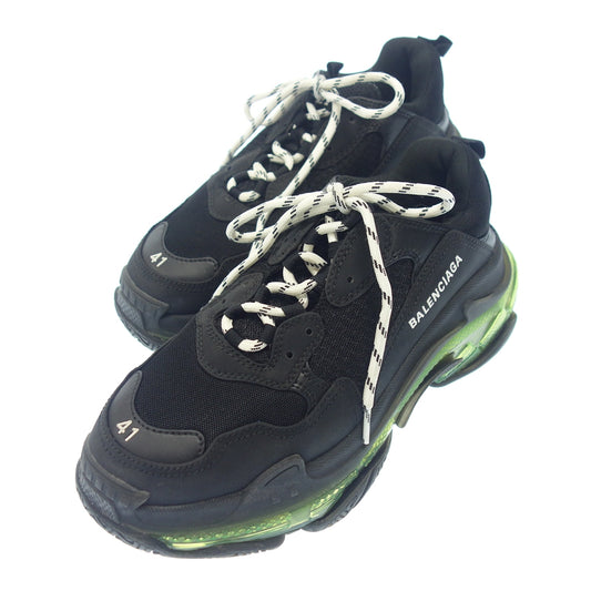 Good condition ◆ Balenciaga sneakers Triple S Men's Black x Green Size 27cm 541624 Balenciaga [AFC26] 