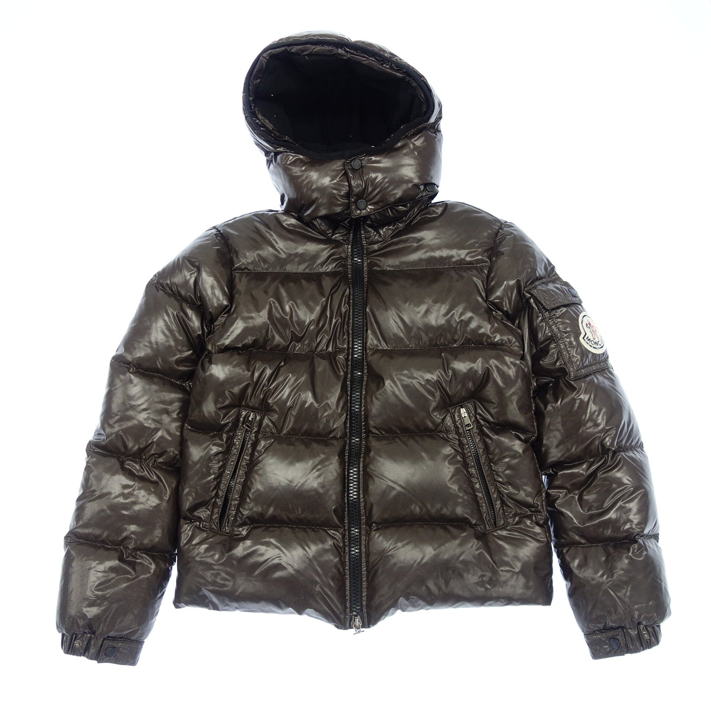 中古◆モンクレール ダウンジャケット ヒマラヤ 44342/60/68950 メンズ ブラウン系 サイズ1 Moncler HIMALAYA【AFA19】