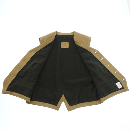 Used ◆LOEWE Leather Vest with Switch Belt Anagram Men's Brown 52 LOEWE [AFG1] 