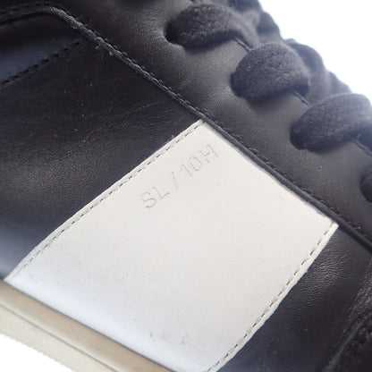 二手 ◆Saint Laurent 皮革运动鞋 Signature Court Classic SL/10H 男式 42 黑色 x 白色 SAINT LAURENT [AFC2] 