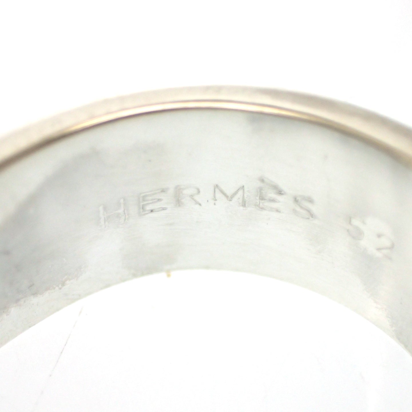 Good condition◆Hermes Kelly ring SV925 Size 52 Silver Gold with box HERMES [LA] 