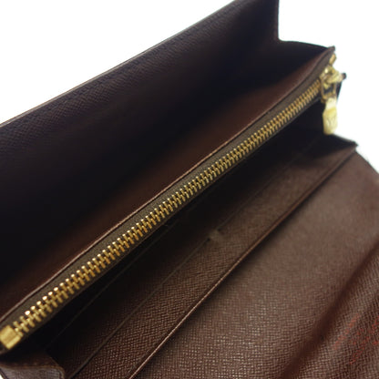 Used ◆Louis Vuitton Wallet Damier Portefeuille Sara N61726 Brown Louis Vuitton [AFI6] 