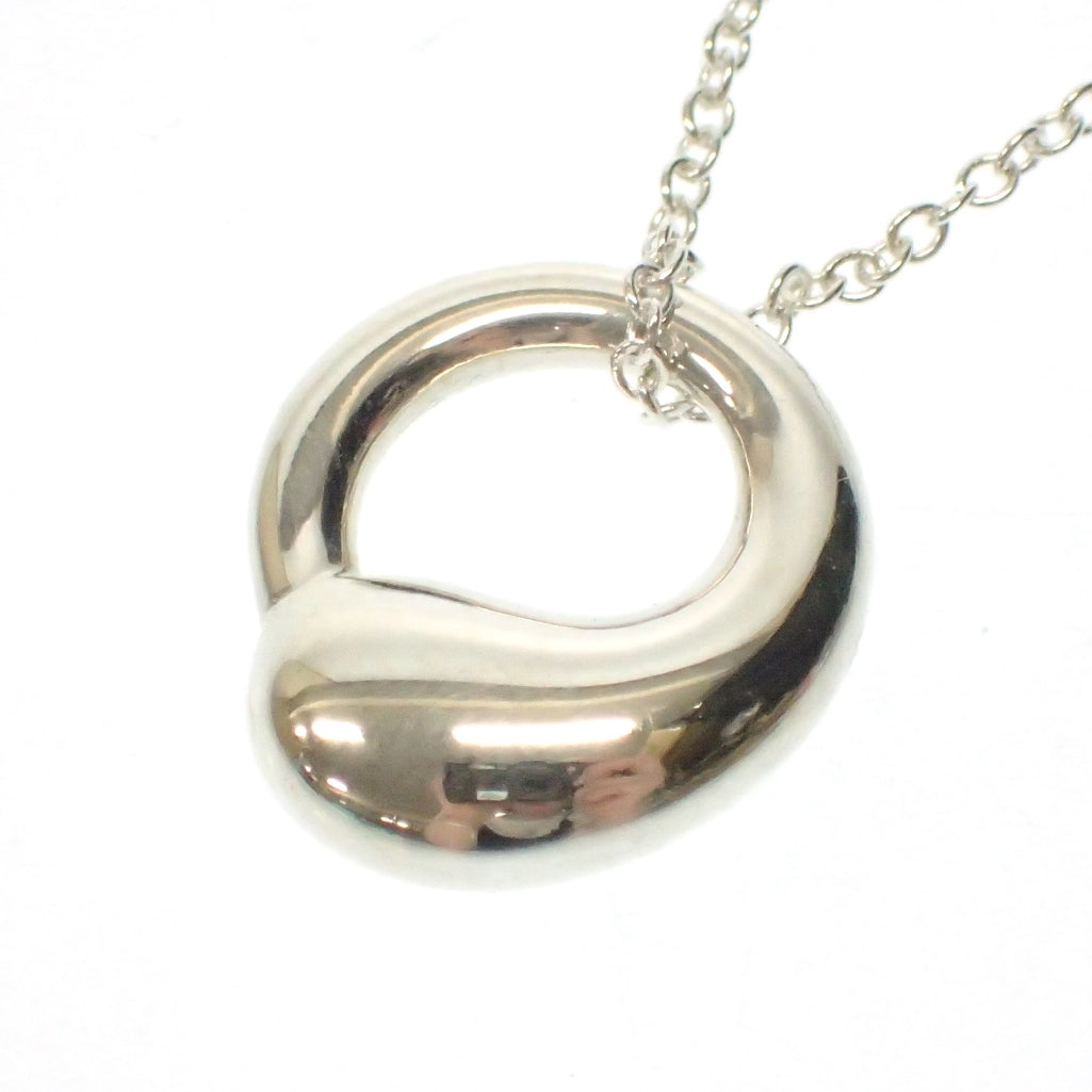 Very beautiful item◆Tiffany Circle Necklace Eternal SV925 Silver with box Tiffany &amp; Co. [AFI13] 