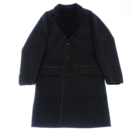 Good condition ◆ Ermenegildo Zegna coat wool men's black size 46 Ermenegildo Zegna [AFB9] 