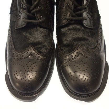 Very good condition ◆ Joseph Leather Boots SEJXW0202 Wing Tip Men's Black Size 8 JOSEPH [AFD2] 