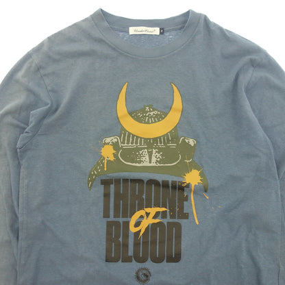 美品◆アンダーカバー 長袖Tシャツ カットソー UCZ4891-3 THRONE OF BLOOD メンズ サイズ3 ブルー系 UNDERCOVER【AFB7】