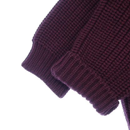 Miu Miu 针织毛衣 绞花针织短袖 女式 紫色 36 MIUMIU [AFB3] [二手] 
