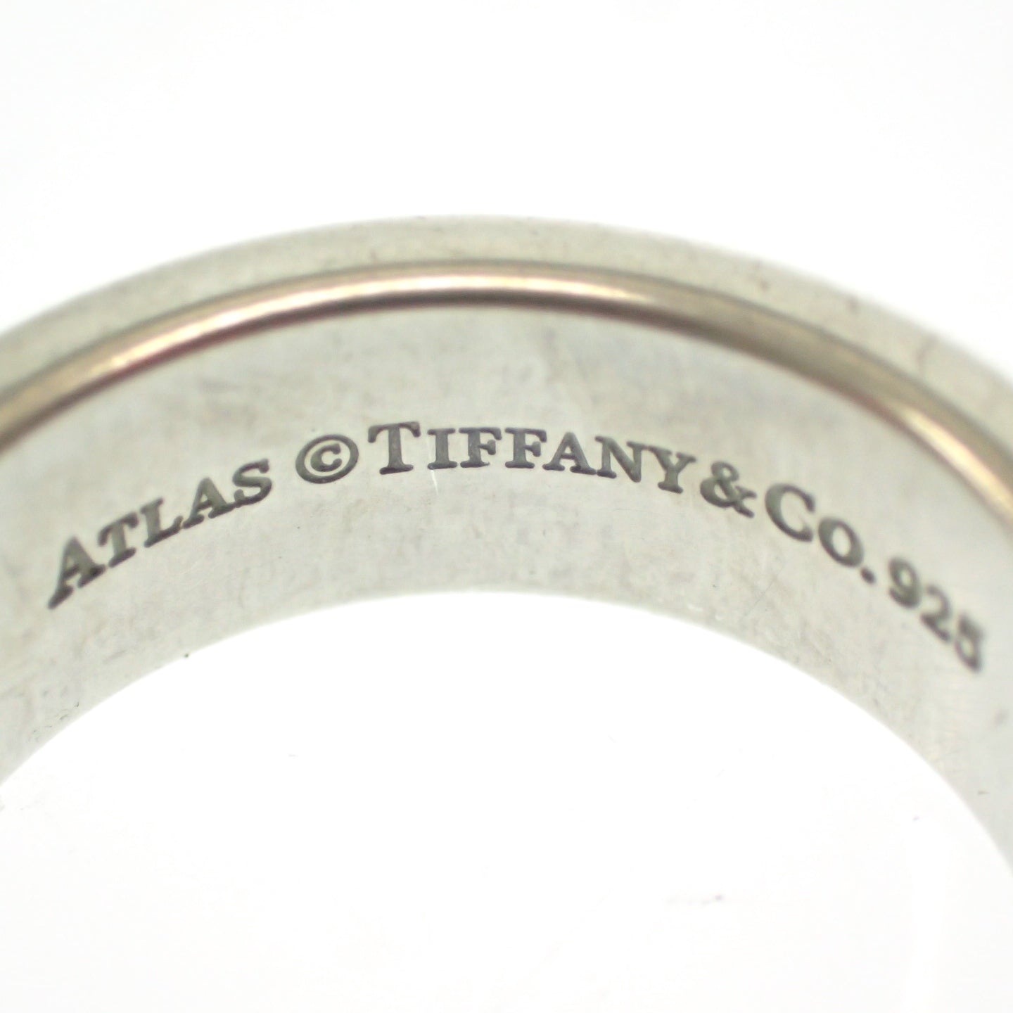 品相良好◆蒂芙尼戒指 Atlas SV925 No. 7 银 Tiffany &amp; Co. [AFI17] 