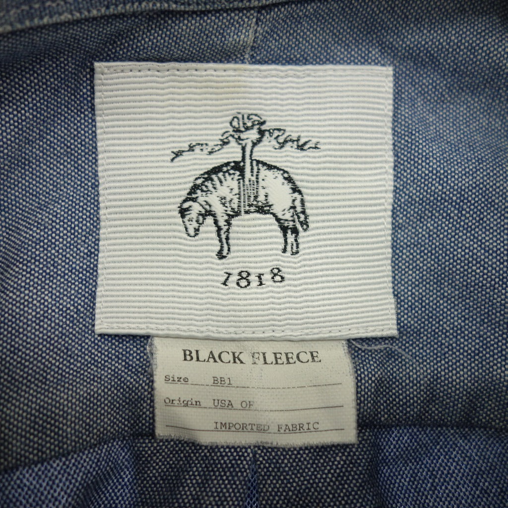 二手 ◆黑色抓绒 Brooks Brothers 长袖衬衫纽扣男式蓝色尺码 BB1 ​​BLACK FLEECE Brooks Brothers [AFB23] 